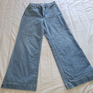 Wide leg jeans